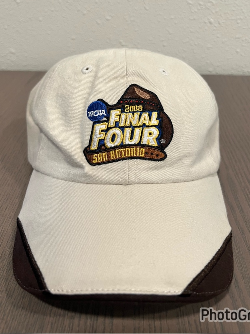 2008 SAN ANTONIO NCAA FINAL FOUR CBS BASKETBALL HAT